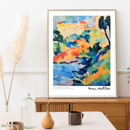 Matisse Style Inspired Modern Art Poster - 6