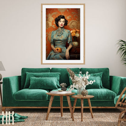 Vintage Glamour Portraits Art Prints