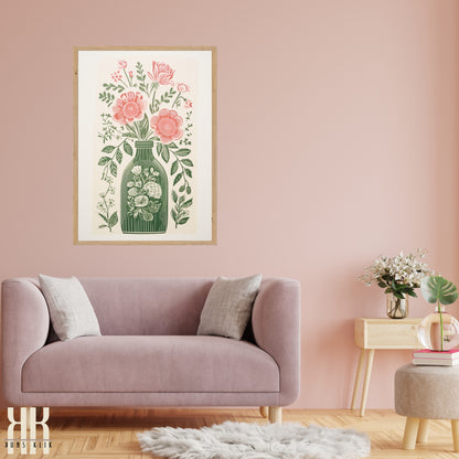 Nature's Imprint Botanical Linocut Wall Art - 18