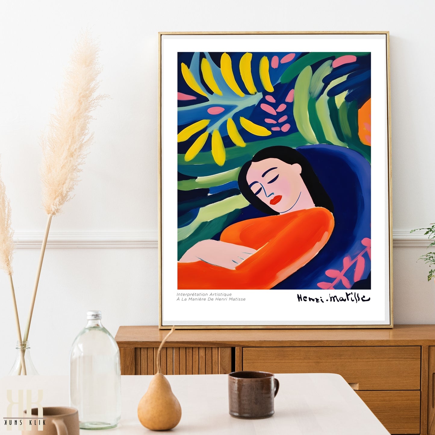 Matisse Style Inspired Modern Art Poster - 10