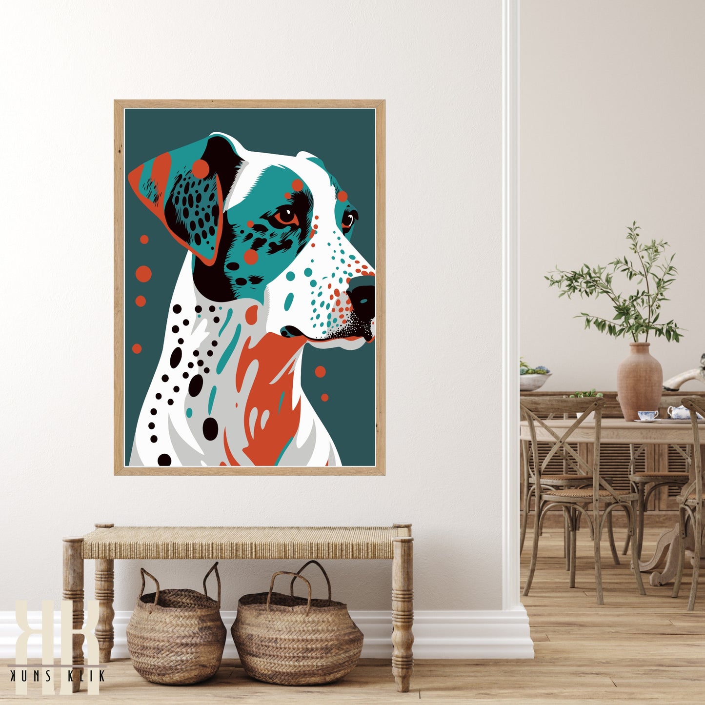 Modern Minimalist Dog Wall Art - 4