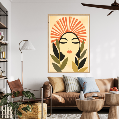 Boho Mid Century Modern Sun Mountain Women - 4