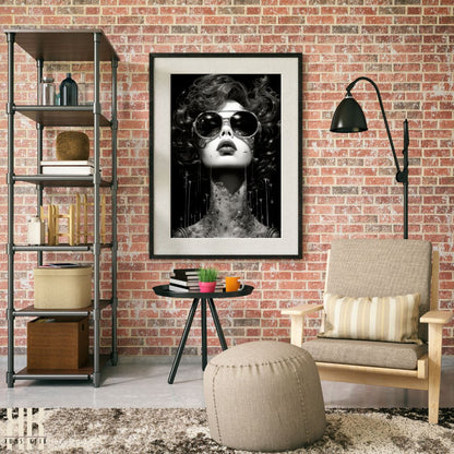 Female Photographic Wall Print Art