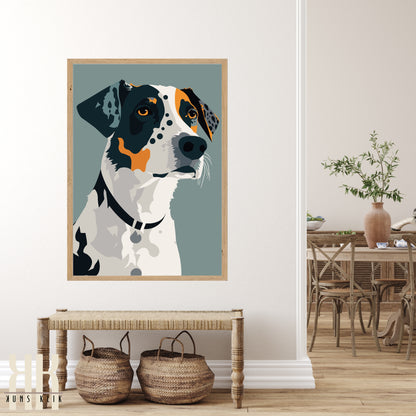 Modern Minimalist Dog Wall Art - 2