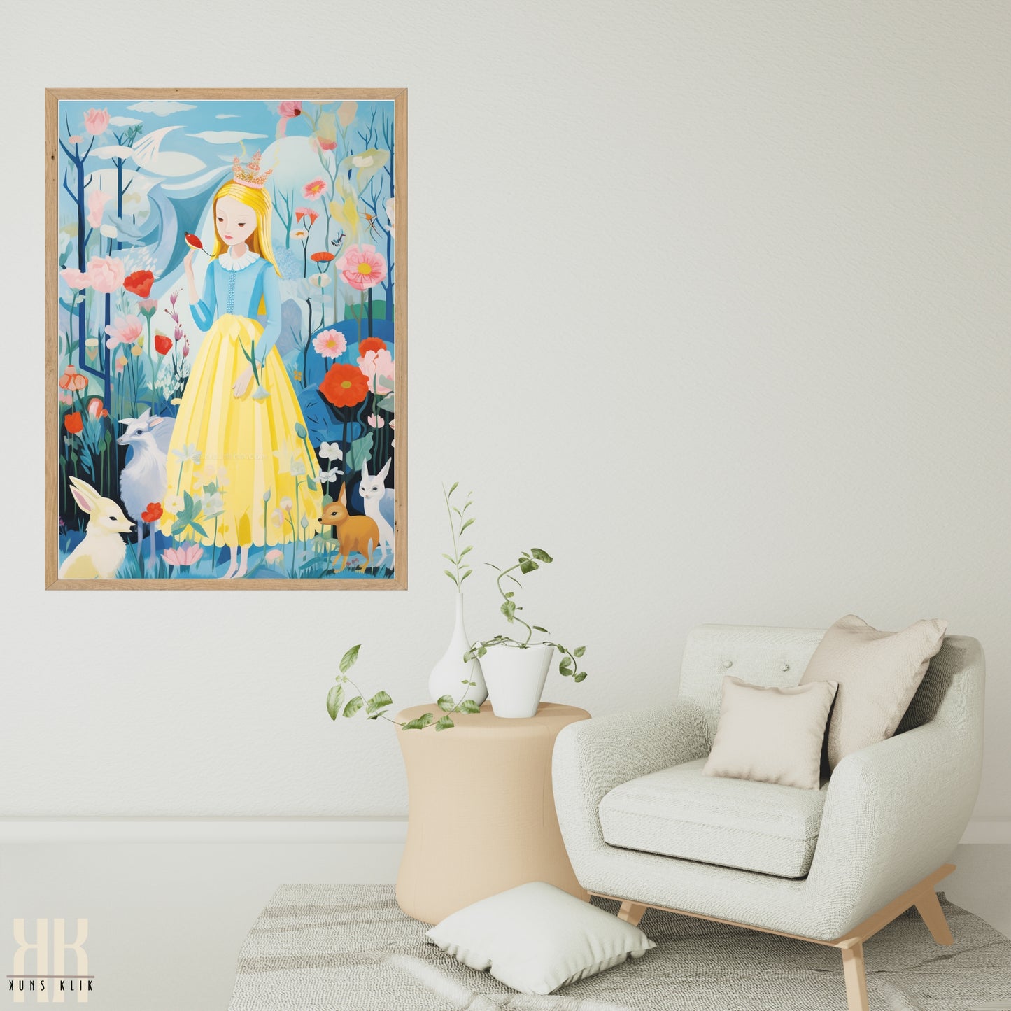 Storybook Folk Art Style Canvas -2