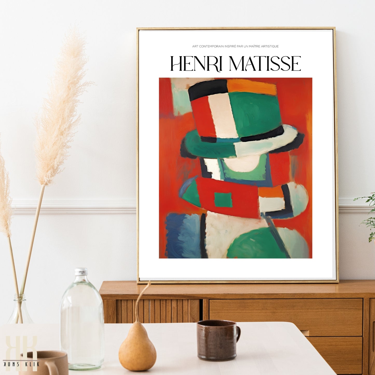 Matisse Style Inspired Modern Art Poster - 11