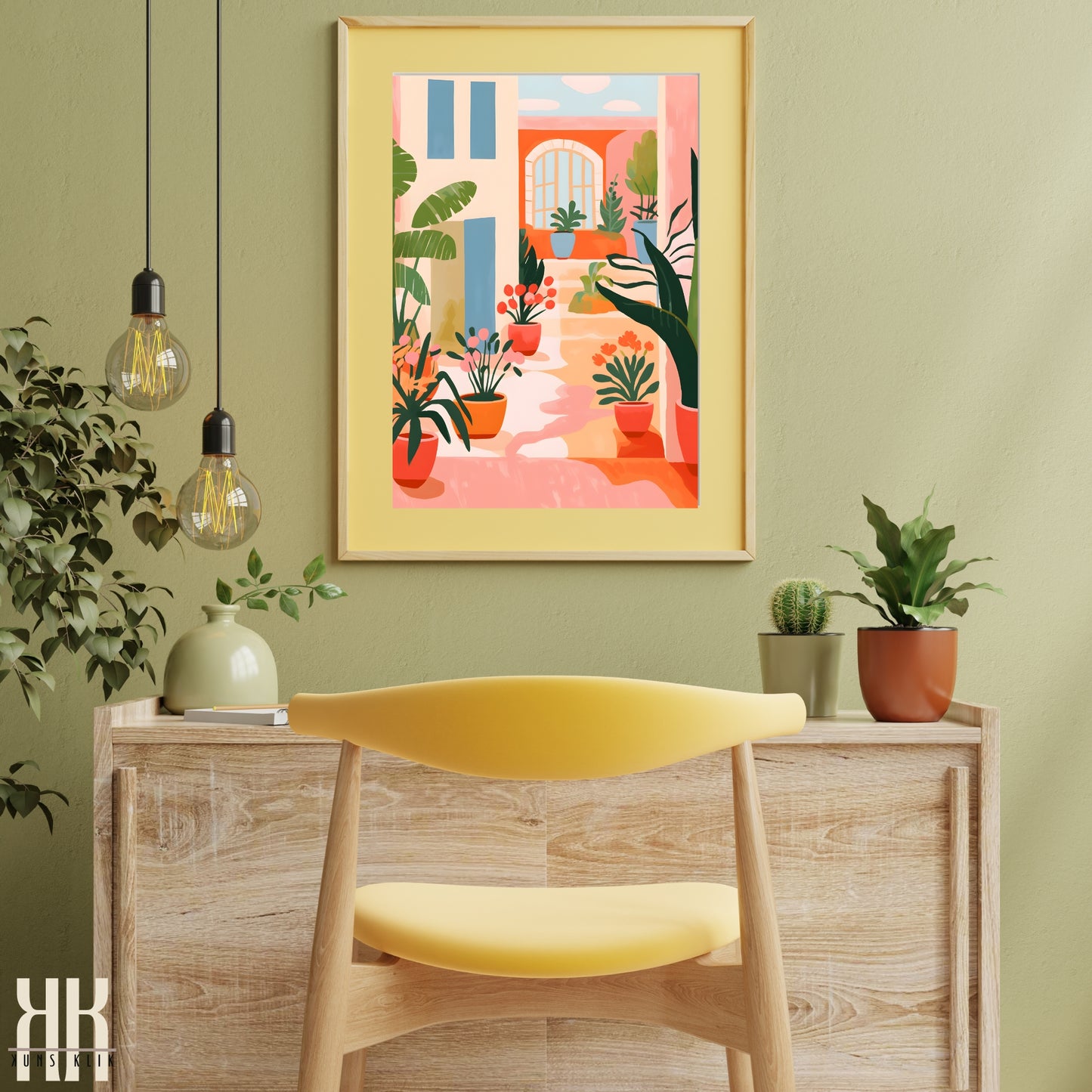 Colourful Contemporary Wall Art Poster - 41