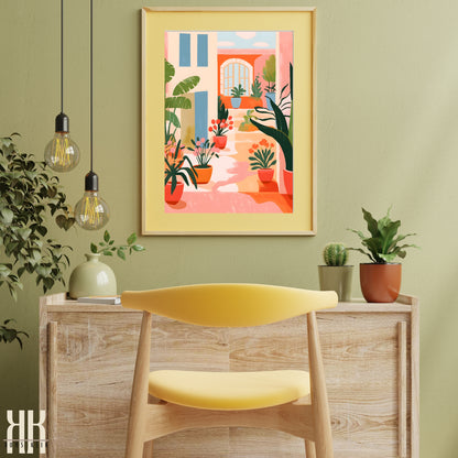 Colourful Contemporary Wall Art Poster - 41