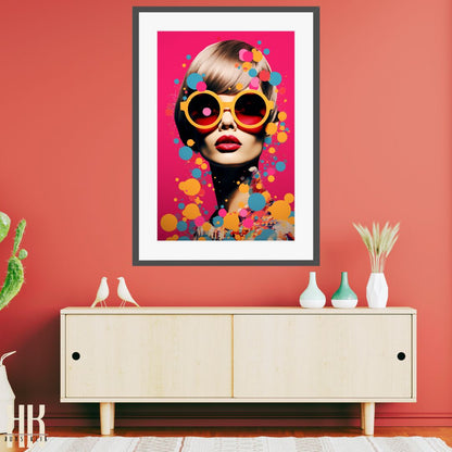 Stylish Pop Art Fashion Print