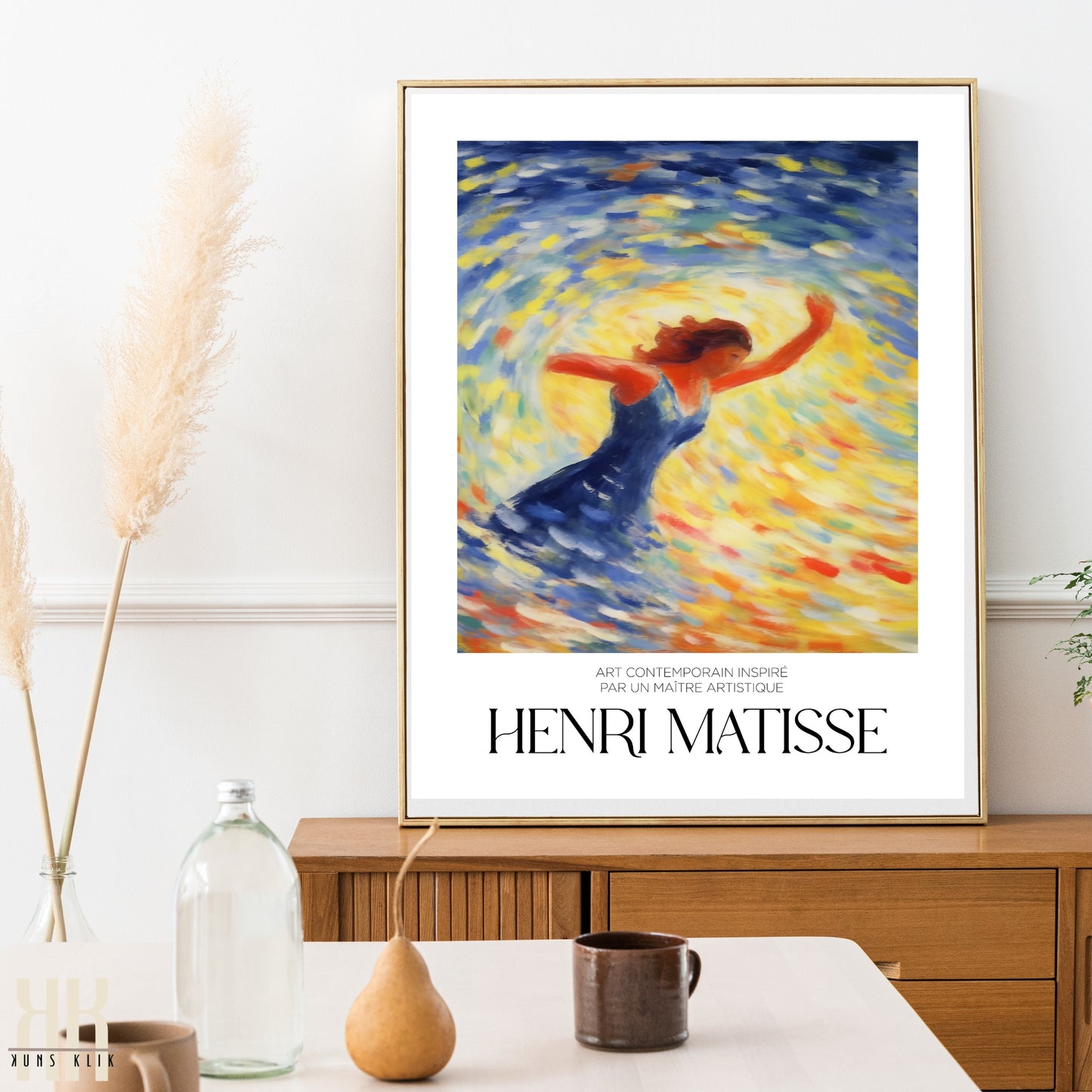 Matisse Style Inspired Modern Art Poster - 16