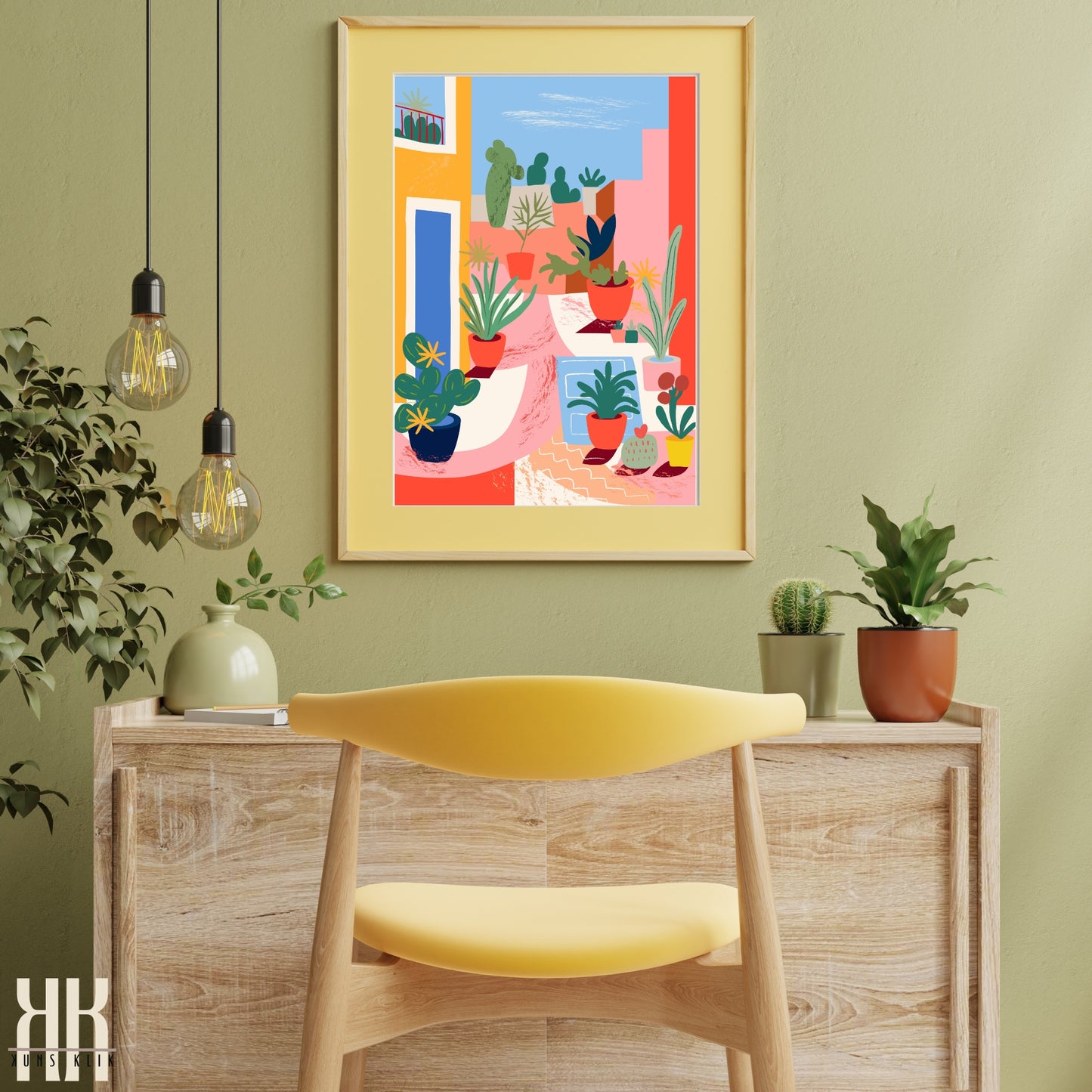 Colourful Contemporary Wall Art Poster - 11