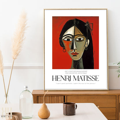 Matisse Style Inspired Modern Art Poster - 19