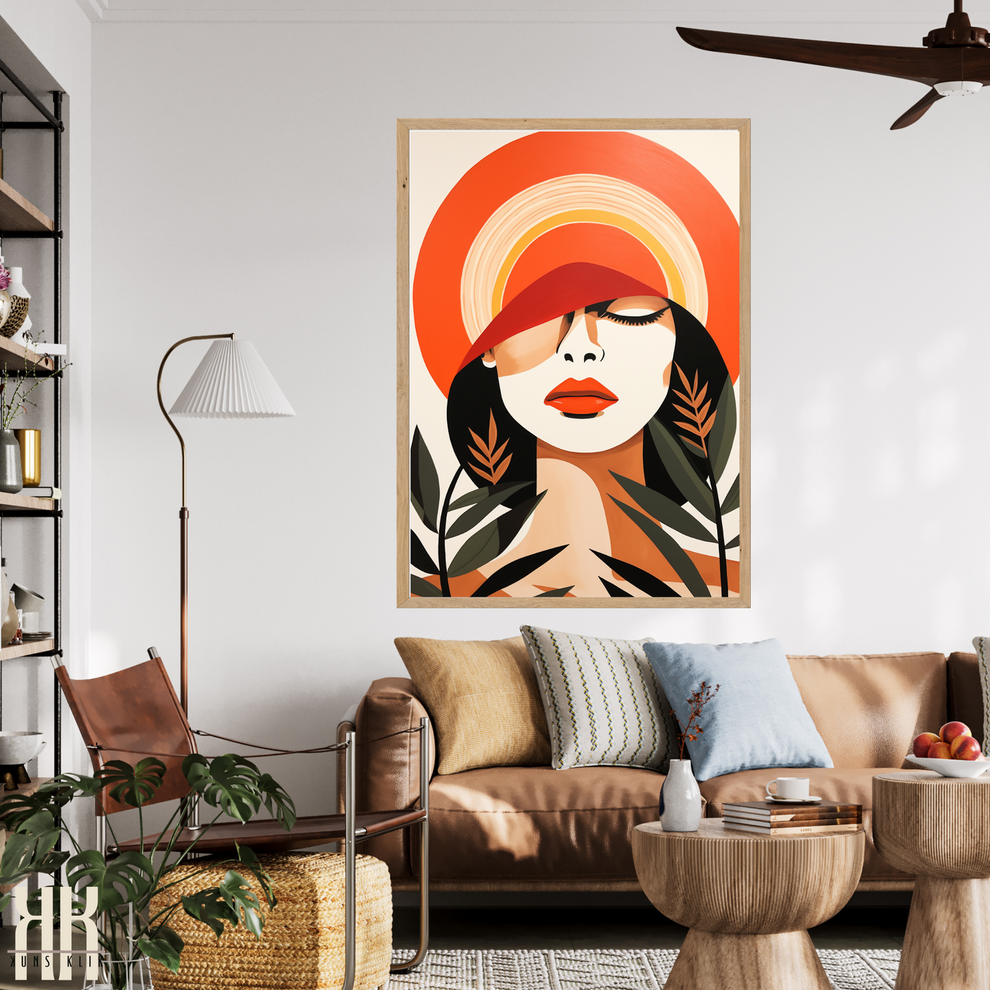 Boho Mid Century Modern Sun Mountain Women - 11