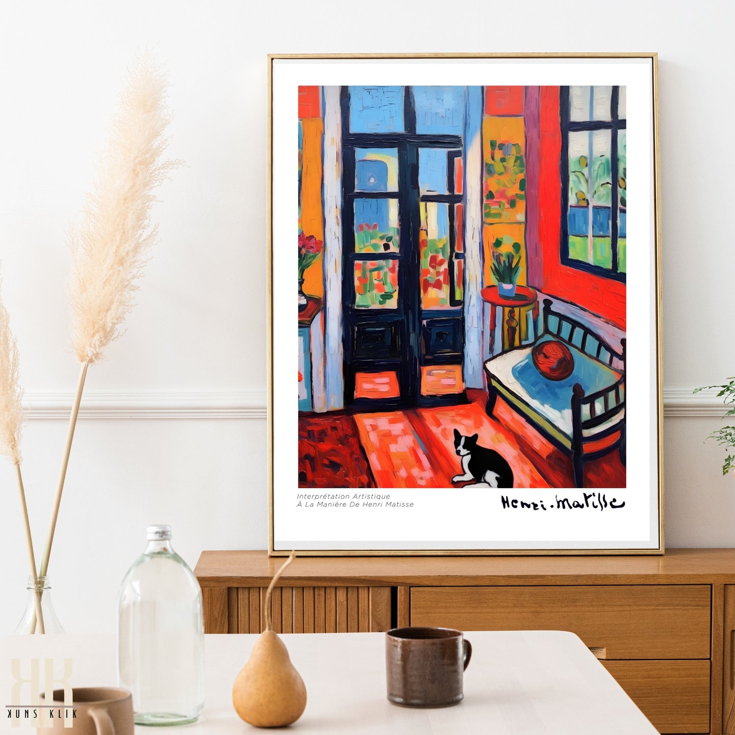 Matisse Style Inspired Modern Art Poster - 8