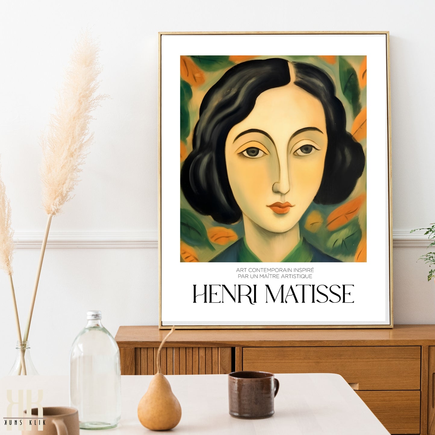 Matisse Style Inspired Modern Art Poster - 13