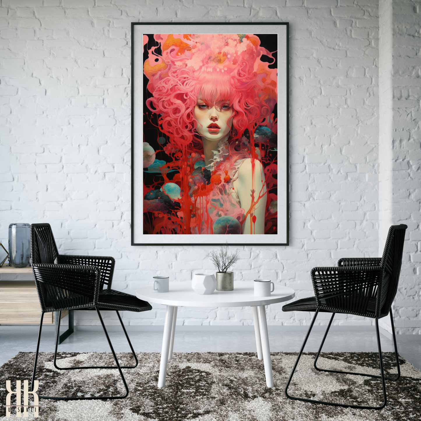 Mystical Feminine Energy Art Print