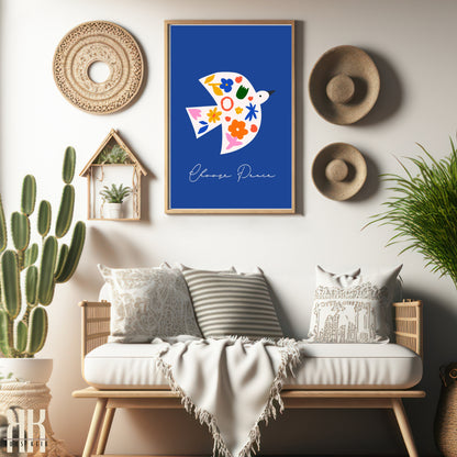 Colourful Contemporary Wall Art Poster - 18