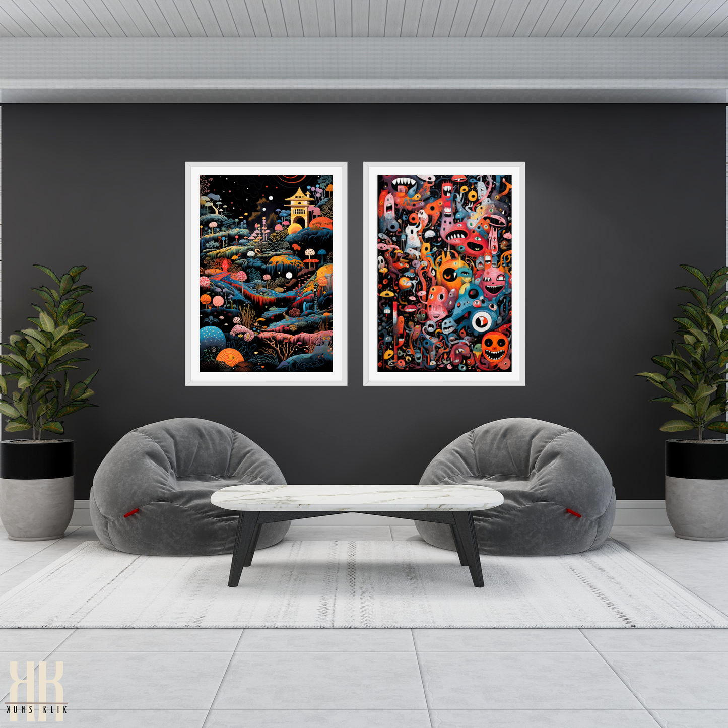 Surreal Trippy Imagination Wall Art