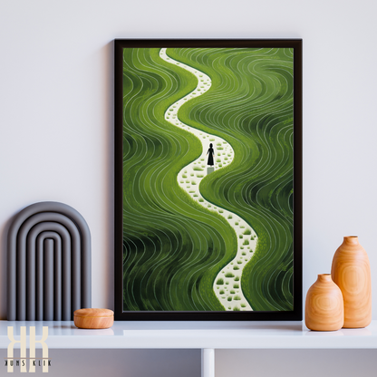 Minimalist Nature Path Art Print