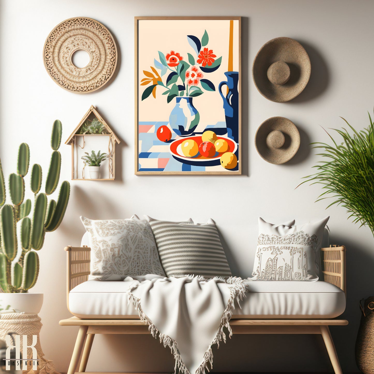 Colourful Contemporary Wall Art Poster - 23