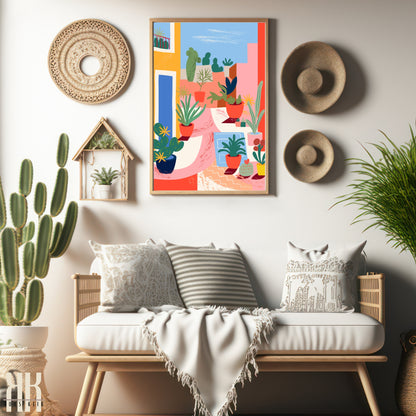 Colourful Contemporary Wall Art Poster - 11