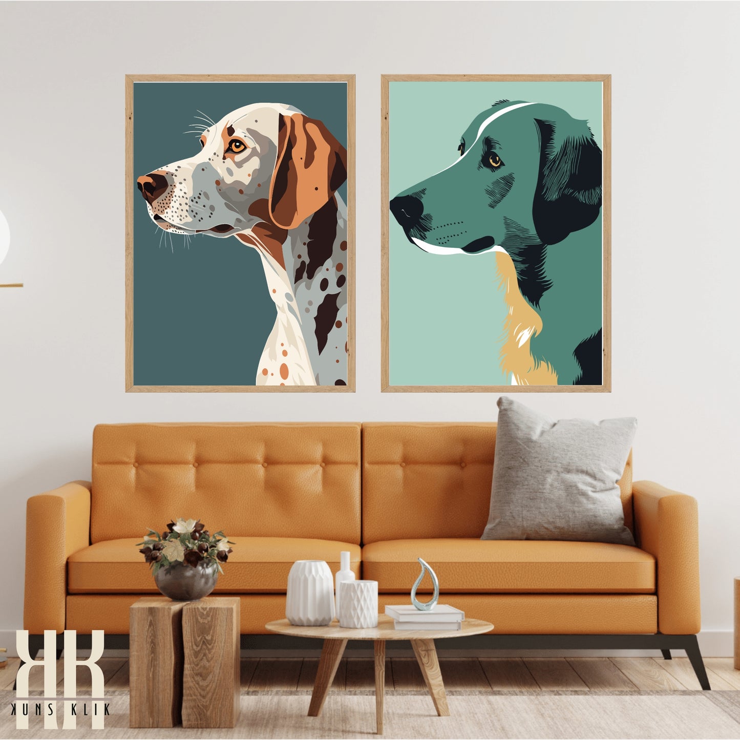 Modern Minimalist Dog Wall Art - 7