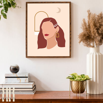 Boho Female Power Wall Art Print - 9