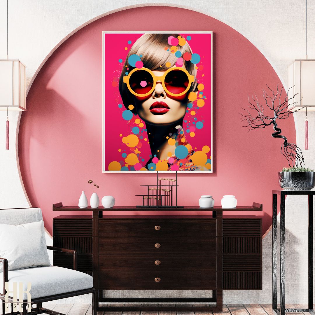 Stylish Pop Art Fashion Print