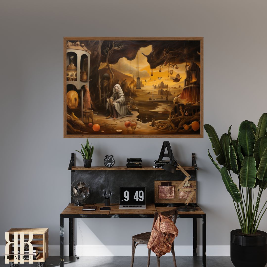 Fantasy World Weird Art Print