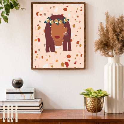 Boho Female Power Wall Art Print - 11