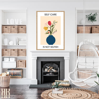 Flower Motivation Flower Pattern Art Print - 6