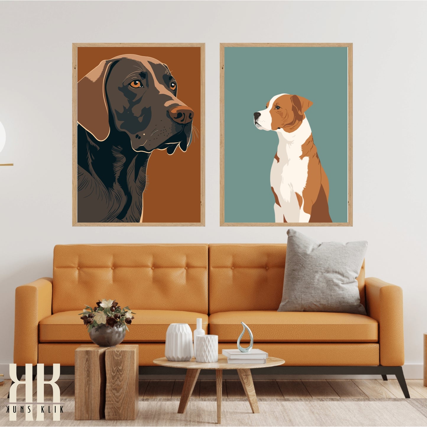 Modern Minimalist Dog Wall Art -10