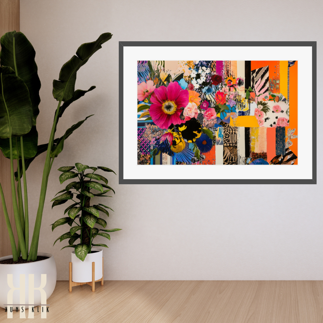 Exotic Vintage Collage Art – Modern Boho Art Print