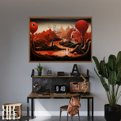 Weird Strange Surreal Wall Art Print