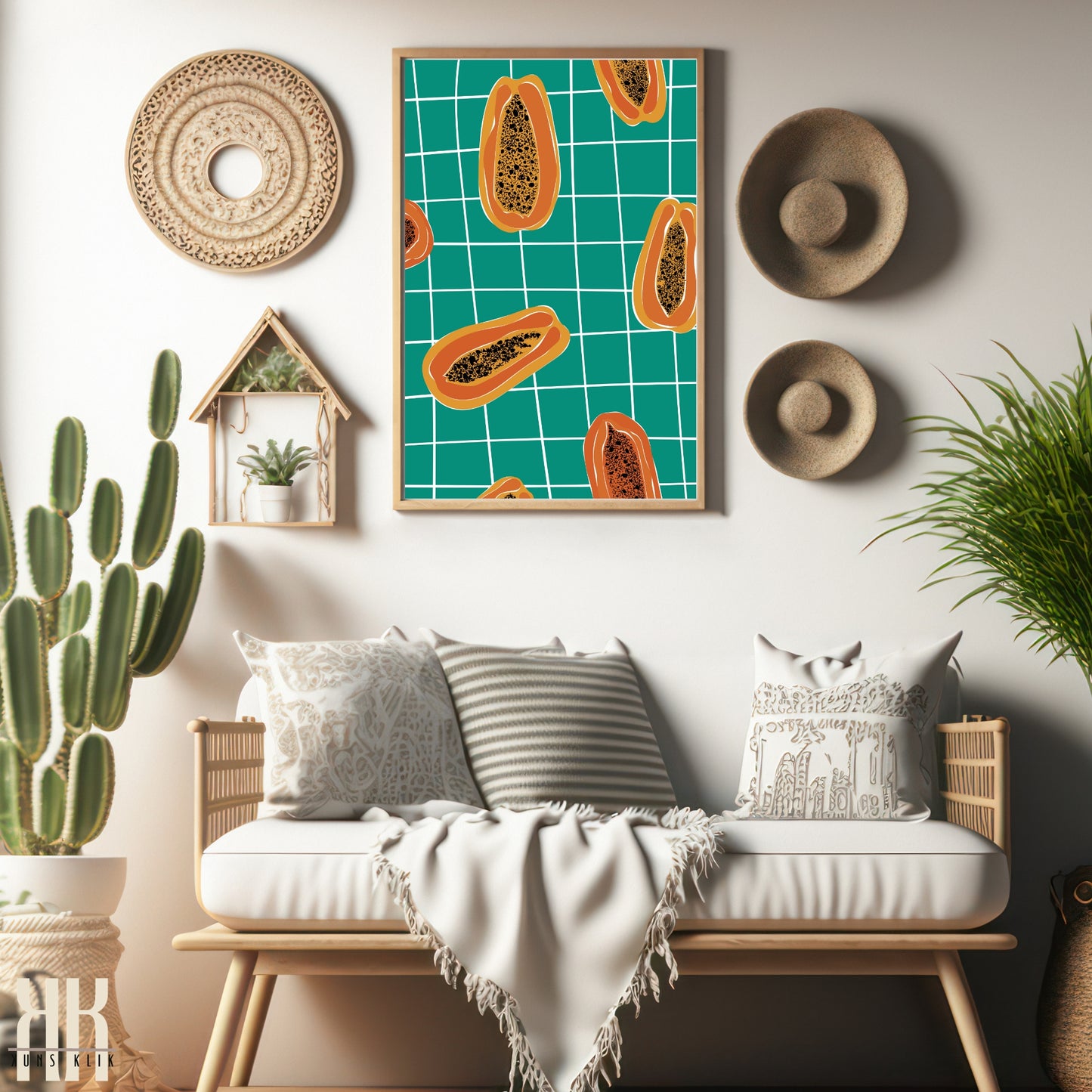 Colourful Contemporary Wall Art Poster - 5