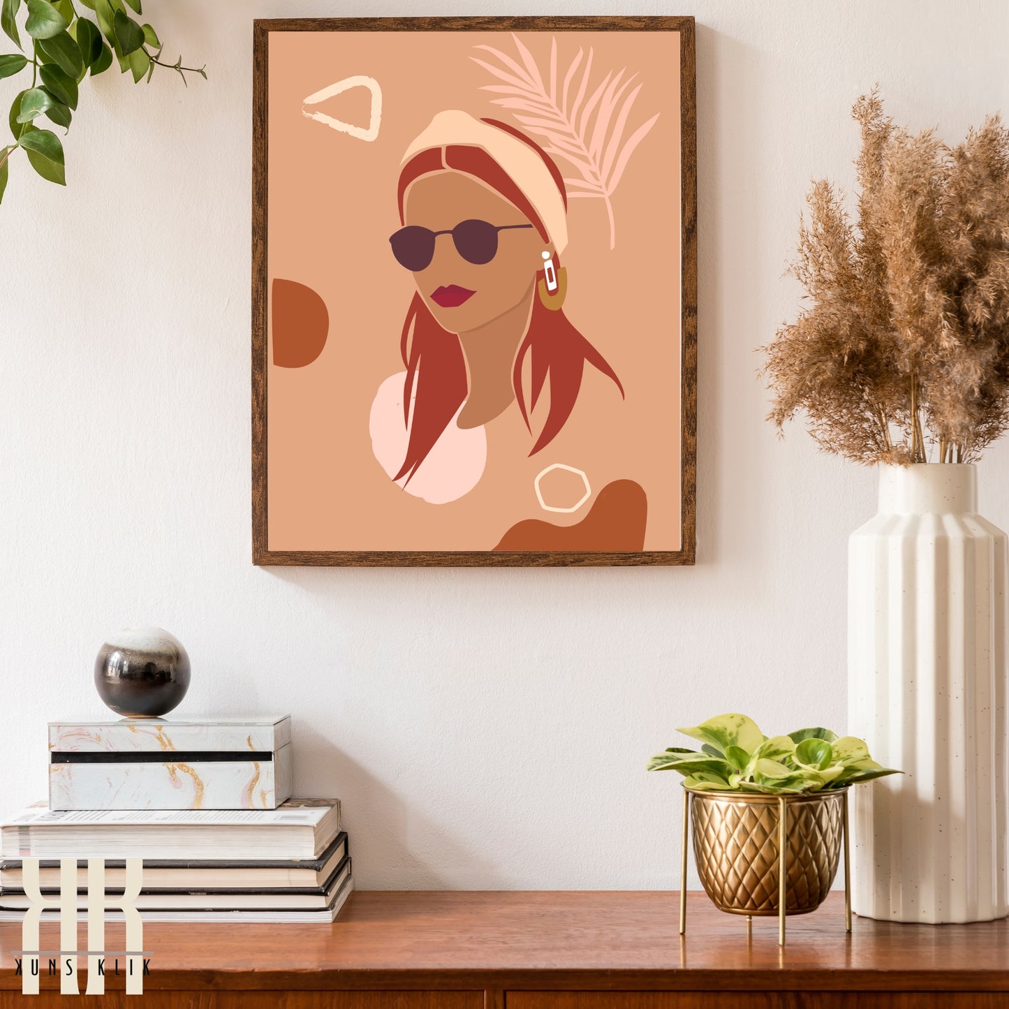 Boho Female Power Wall Art Print - 8