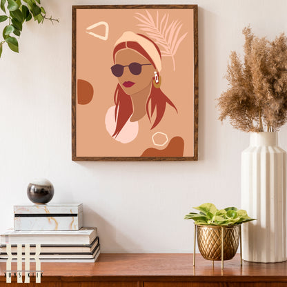 Boho Female Power Wall Art Print - 8