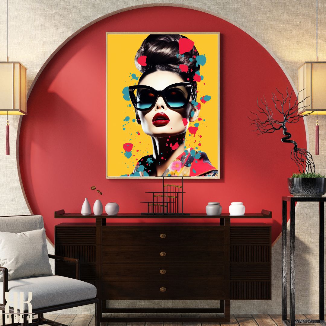 Retro-Chic Fashion Pop Art Print