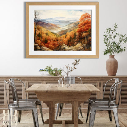 Autumn Splendor in Mountain Valley