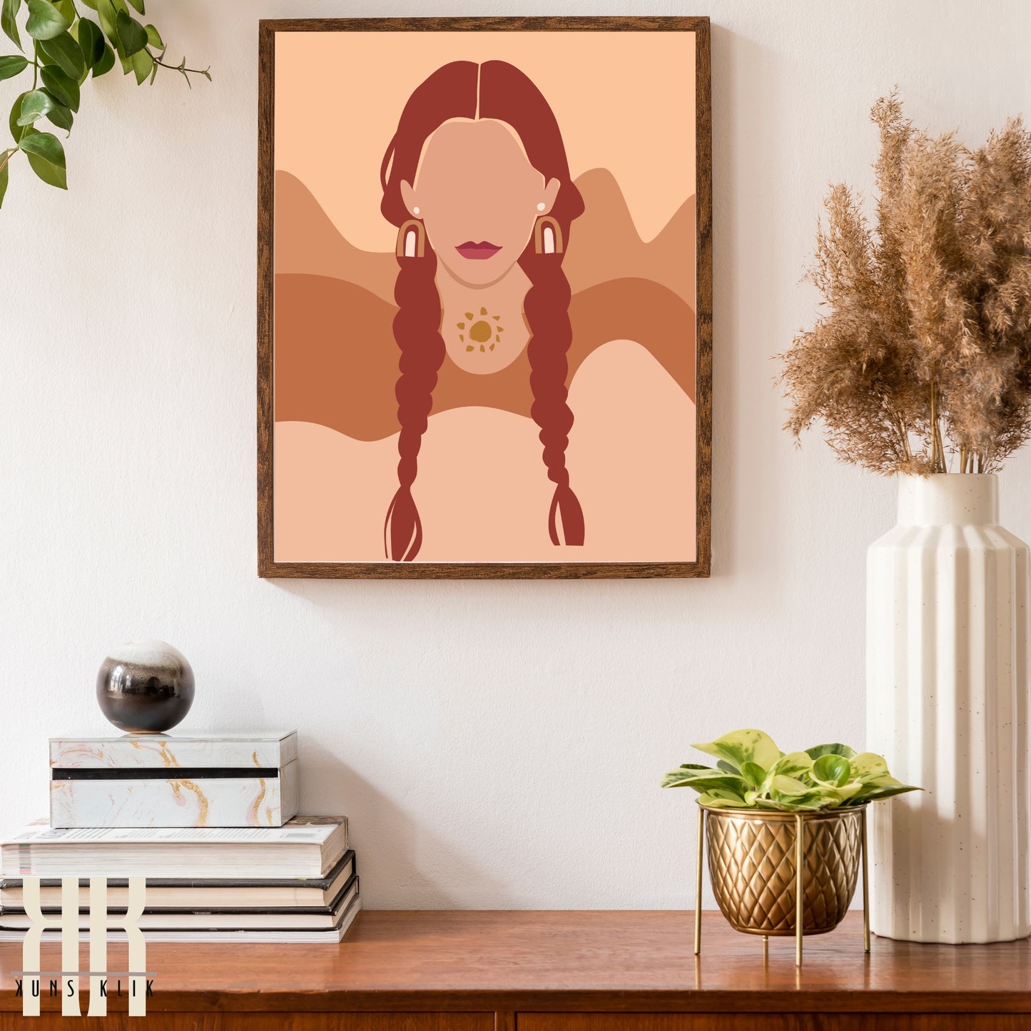 Boho Female Power Wall Art Print - 10