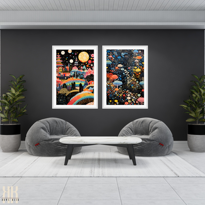 Trippy Surreal Dreamscape Wall Art Print