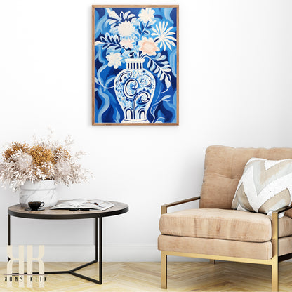 Vibrant Flower Bouquet Contemporary Wall Art - 10