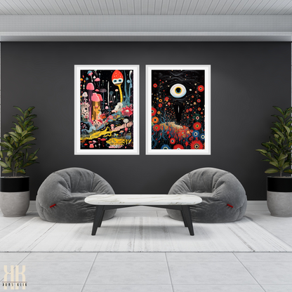 Vivid Trippy Dream Art Print