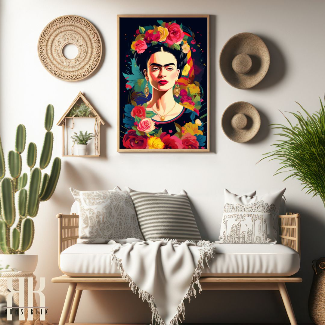 Modern Bold Frida Art Print