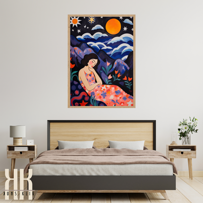 Celestial Wall Art Moon and Stars Art Prints - 7