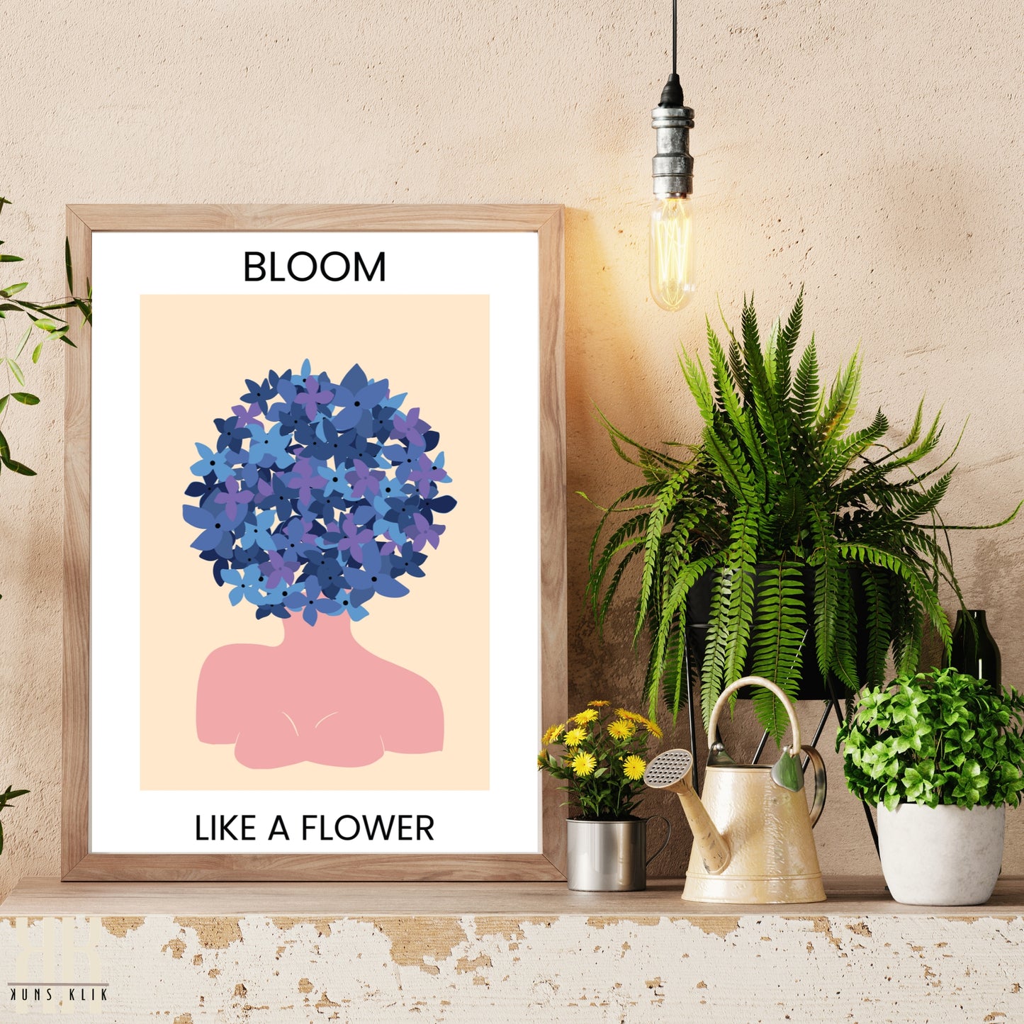 Flower Motivation Flower Pattern Art Print - 8