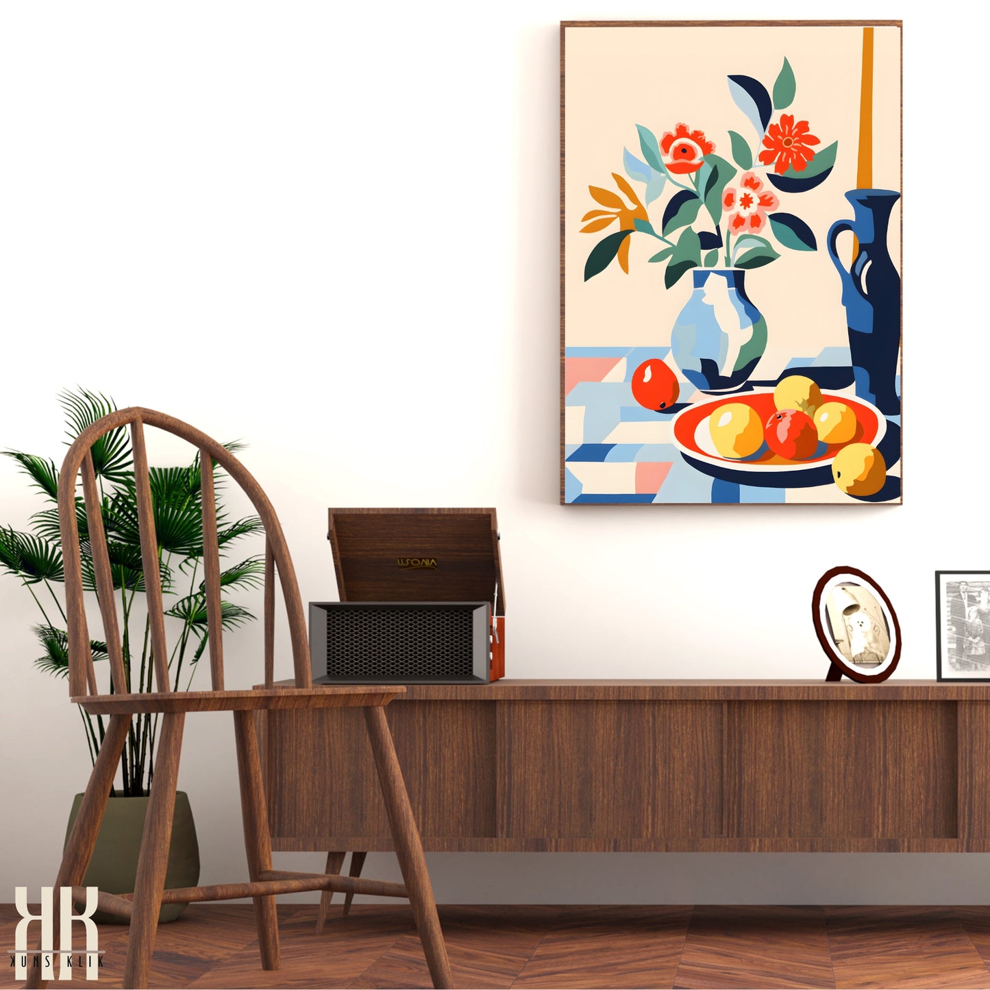 Colourful Contemporary Wall Art Poster - 23