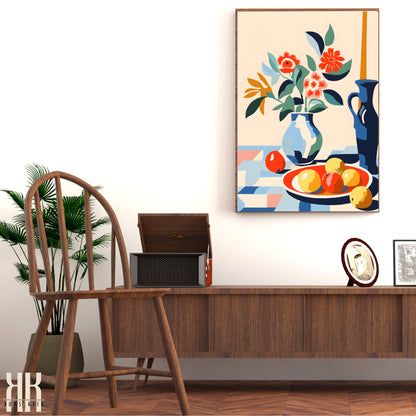 Colourful Contemporary Wall Art Poster - 23