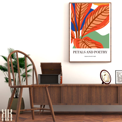 Colourful Contemporary Wall Art Poster - 3