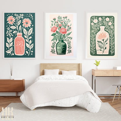 Nature's Imprint Botanical Linocut Wall Art - 10